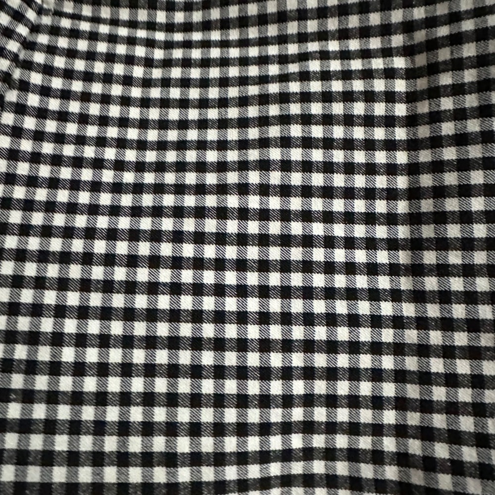 URBAN OUTFITTERS Black White‎ Gingham Mini Skirt Small S A Line Cottagecore